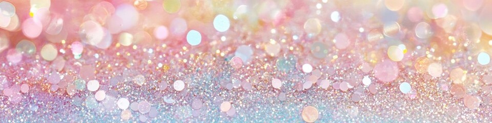 Colorful glitter bokeh circles rainbow gradient background sparkles. Multicolor spectrum celebration festive texture particles. Party birthday wedding anniversary Christmas New Year