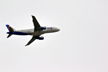 airplane in the sky
