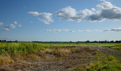 Clouds on a sunny day