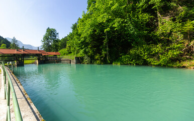 The river Partnach near Garmisch-Partenkirchen in Bavaria