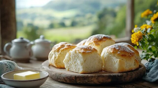 kentish huffkins english bread roll video
