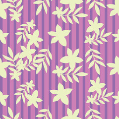 seamless pattern with flowers