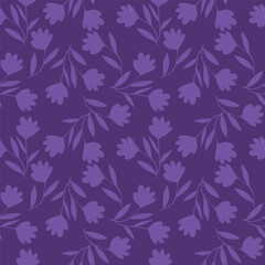 multicolor exotic hand drawn floral seamless pattern