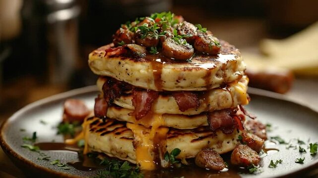 staffordshire oatcakes british pancake dish video