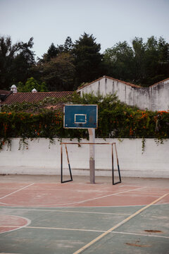 Cancha de basquet sola 
