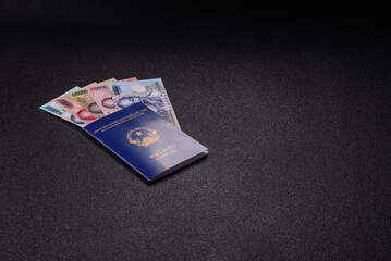 Vietnam passport for travelling, flying and doing business. Vietnamese document