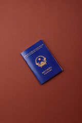 Vietnam passport for travelling, flying and doing business. Vietnamese document