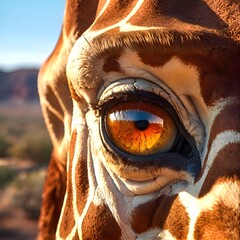 With their unique adaptations, giraffes possess exceptional eyesight, crucial for spotting predators and navigating the vast African savanna