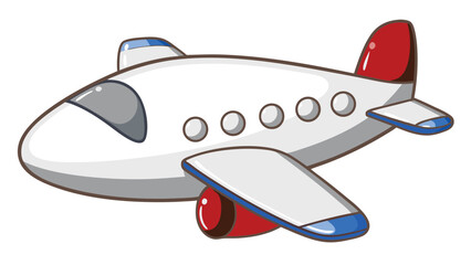vector illustration of airplane