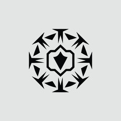 Modern and professional logo design featuring a hexagon shape with an embedded shield icon suitable for security technology or corporate branding with a clean and