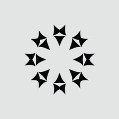 Obraz premium Circular Geometric Logo Design