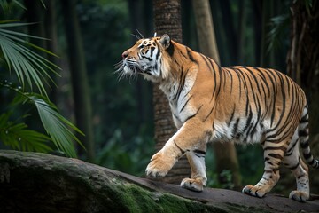 Obraz premium tiger in zoo
