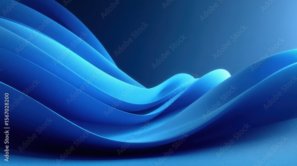 Aufkleber Abstract blue metallic texture with diagonal lines and subtle reflections creating a modern industrial feel
