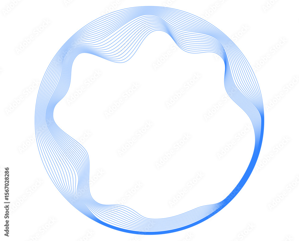 Poster design element wave lines, spiral, circle geometric, curve line background. pattern branding frame b