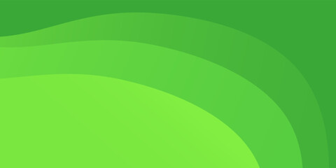 Abstract green wavy background. Modern liquid background with green gradient.