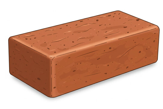 Detailed clay brick design offers versatility in construction themed graphics, architectural projects, and crafting realistic building elements.