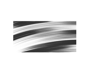 Black rectangle frame with brush strokes curved for decoration on an isolated transparent background. Template for banner, poster, etc.