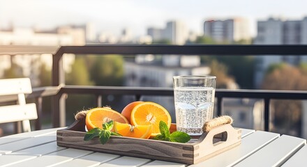  Refreshment on the Balcony