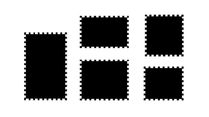 Black dotted rectangles arrangement vector design for graphic and web projects