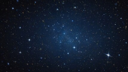 Obraz premium A stunning view of a star-filled night sky, showcasing a dazzling array of stars and celestial bodies amidst deep blue hues.