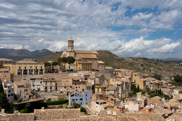 Fototapeta premium Vistas de Cehegín uno de los pueblos mas bonitos de España. Region Murcia 