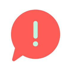 exclamation mark speech bubble