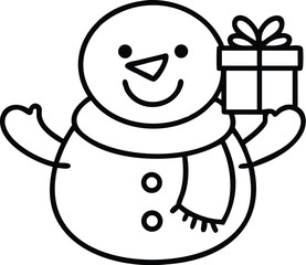 christmas coloring pages, illustration, for kids. winter coloring pages