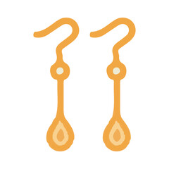 earring illustration design