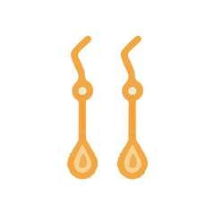 earring illustration design