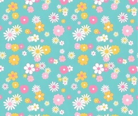 Floral  Pattern , Flowers Pattern , Wall Paper , backgorund