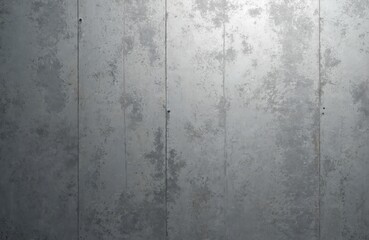 Galvanized metal sheet texture. Weathered grey surface, textured wall background. Architectural details for interior design. Construction steel plate, rough industrial material. Metallic panels.