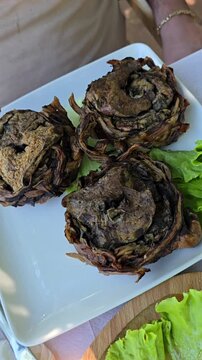 tripe (Kukurec ), a delicious traditional Albanian food