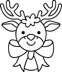 christmas coloring pages, illustration, for kids. winter coloring pages