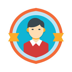 Person badge award