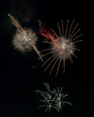 4th of July Fireworks over San Francisco, California 