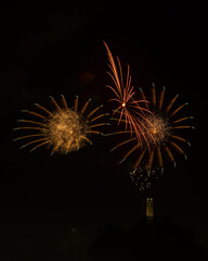 4th of July Fireworks over San Francisco, California 