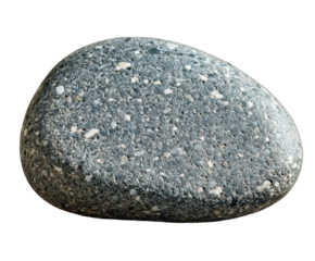 Natural gray stone nature rock textured surface isolated on transparent background