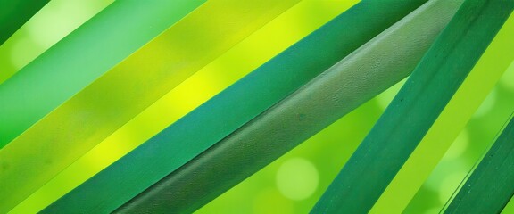 Vibrant green abstract background for computer monitors featuring striped textures