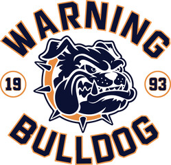 A simple typography of Waring Bulldog. 