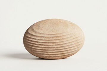 Textured pebble for mindfulness and meditation design concepts