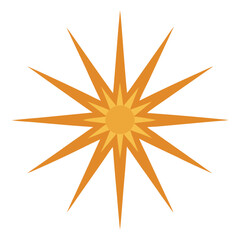 vector illustration of a compass