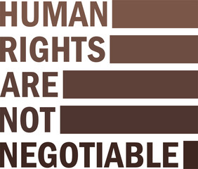Human Rights Are Not Negotiable