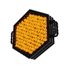 Yellow LED Panel Premium 3D Rendered