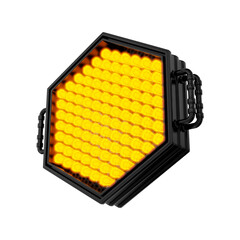 Yellow LED Panel Premium 3D Rendered