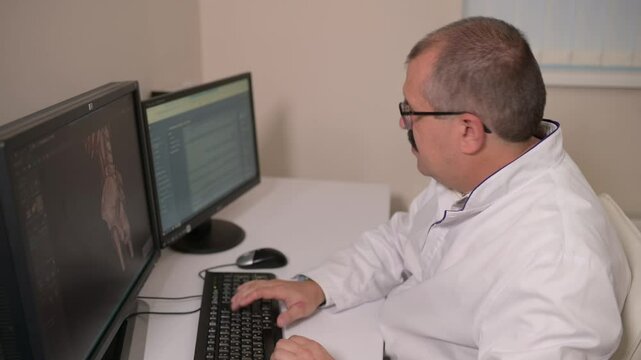 A Radiologist is focusing on the indepth analysis of various Medical Imaging Data
