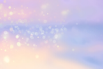 Abstrakcyjna tapeta, efekt bokeh. Abstrakcyjna tekstura, lśniący overlay, połysk nakładki, brokat, jasny pył, pastelowy kolor	