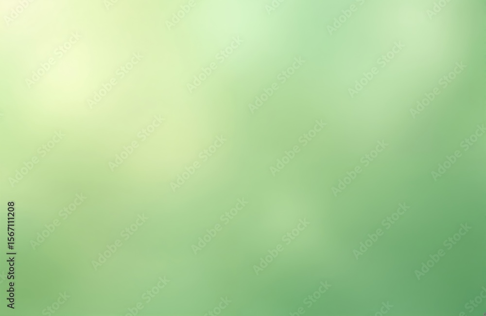 Poster soft pastel green gradient background with smooth texture. blurred light space for text, copy space.