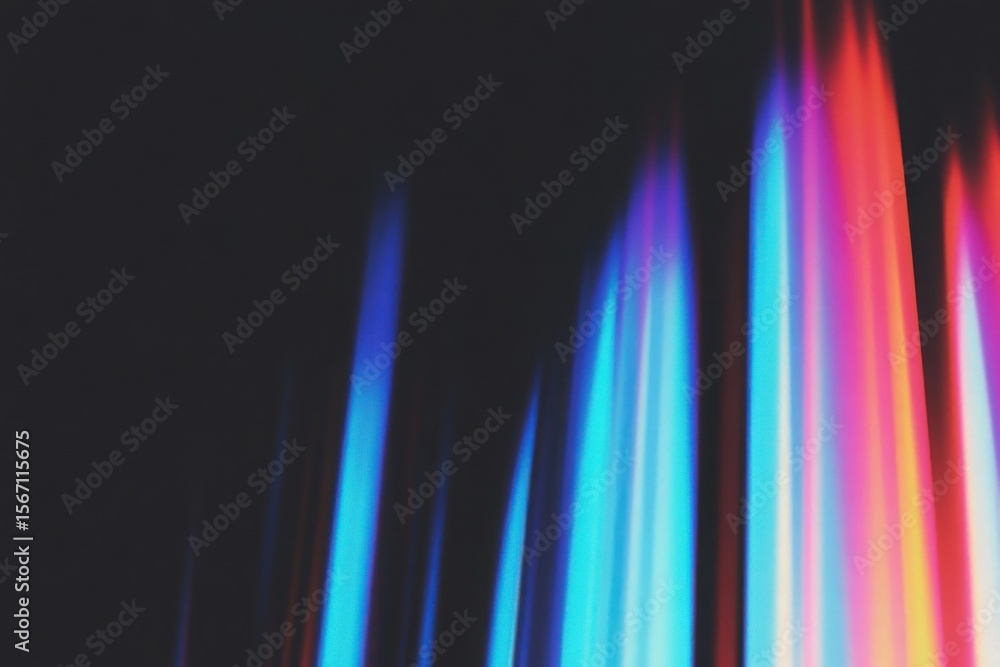 Poster abstract background with light leaks. bright colorful flare effect for overlay. digital technology d