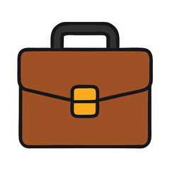 Colorful Icon — Modern Business Symbol, A vibrant vector illustration featuring clean lines and bold colors — ideal for corporate branding, office themes, editorial infographics, and digital UI.