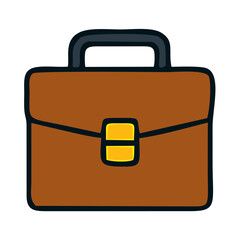 Colorful Icon — Modern Business Symbol, A vibrant vector illustration featuring clean lines and bold colors — ideal for corporate branding, office themes, editorial infographics, and digital UI.